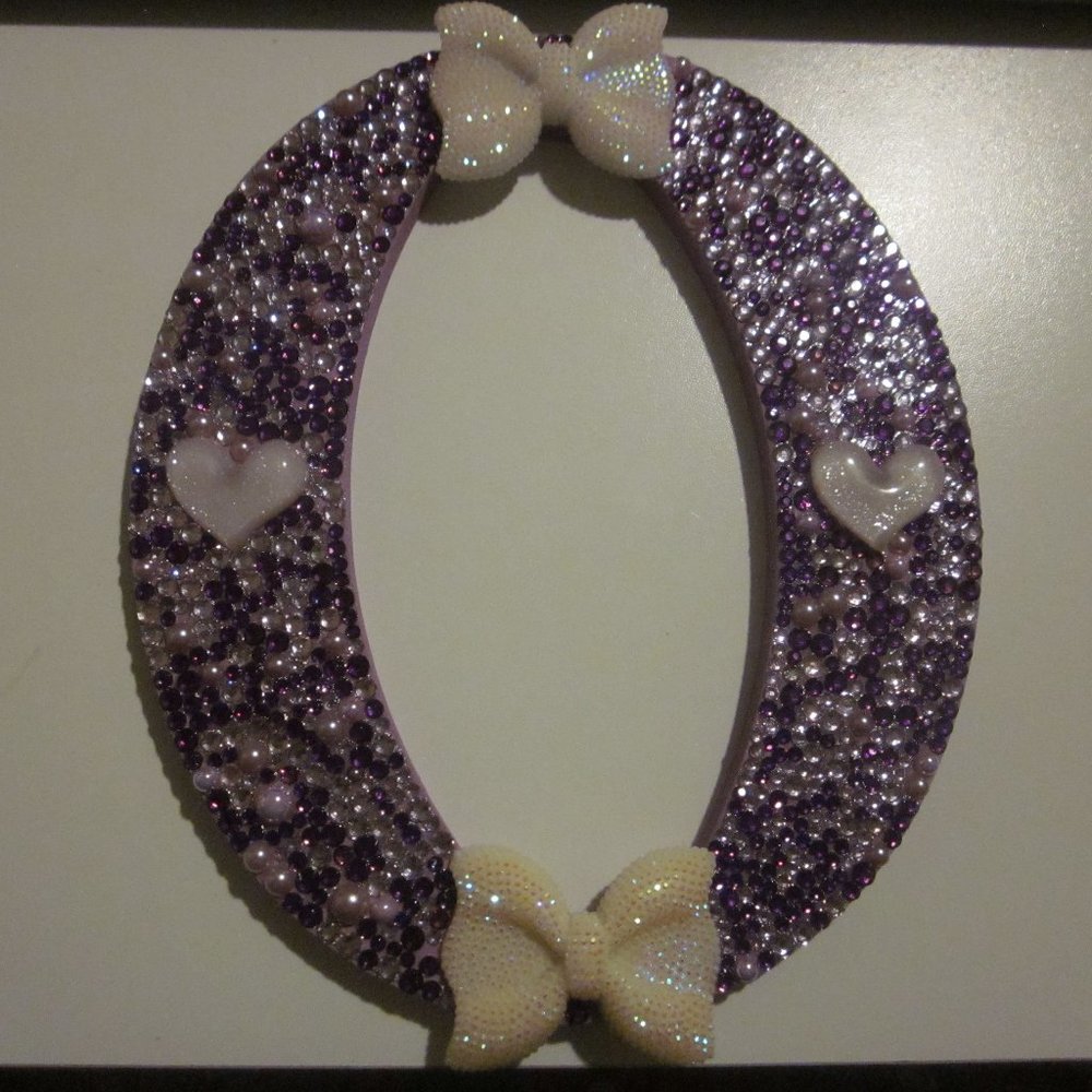 Multi Purple Bling Letter O. NWOT